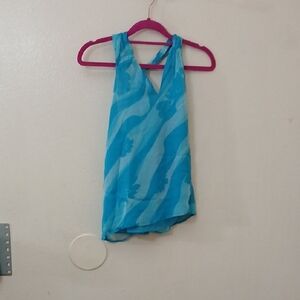 Ramy Brook Blue and Light Blue Camisole